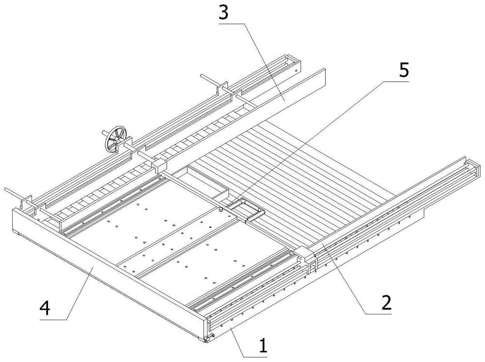 Construction device for matching steel structure assembly plates with mounting plates