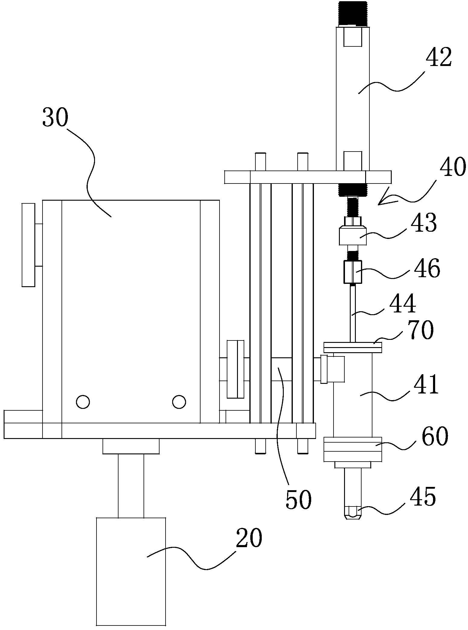 Improved cell glue injection device
