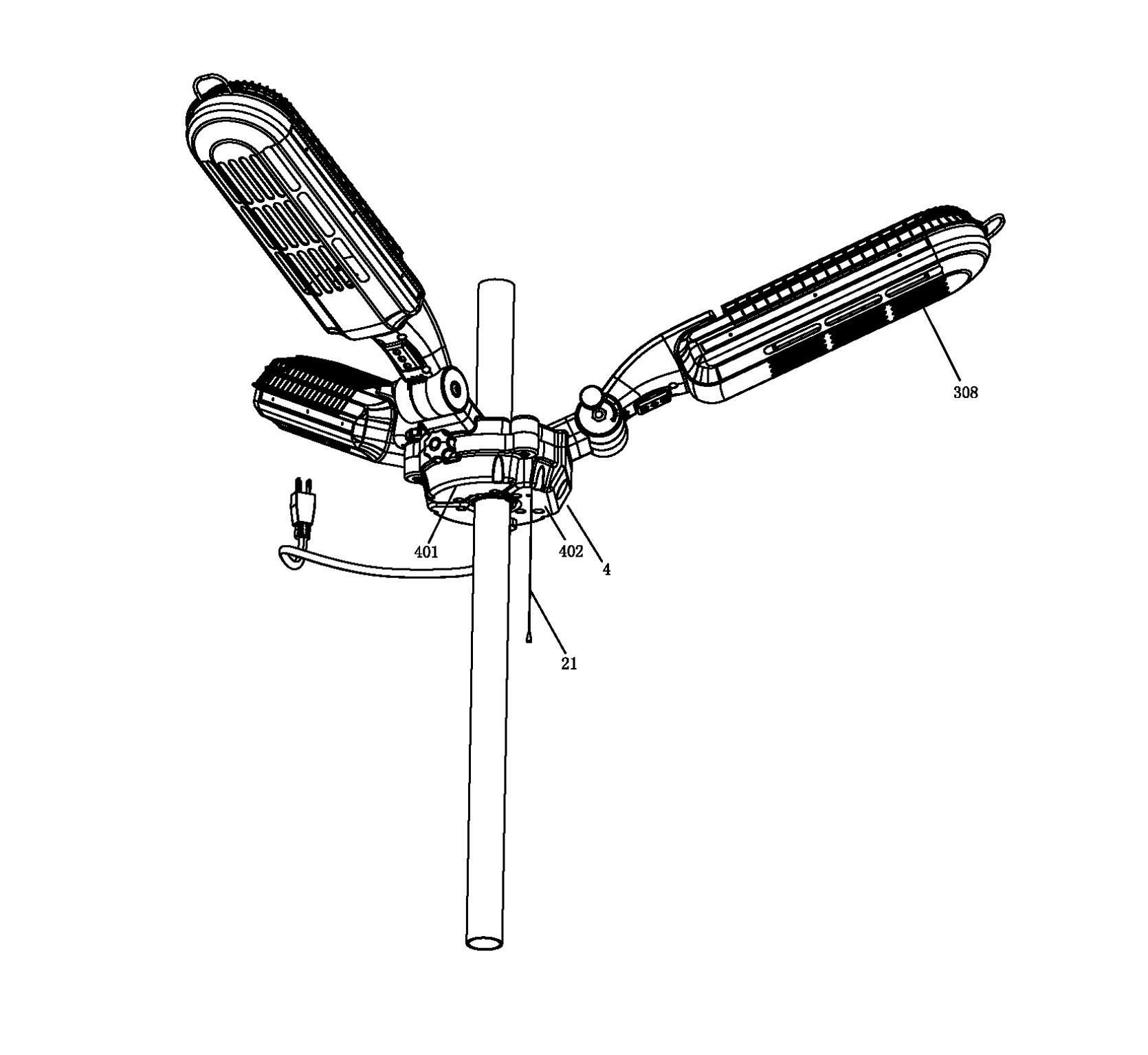 Multi-head vertical electric warmer