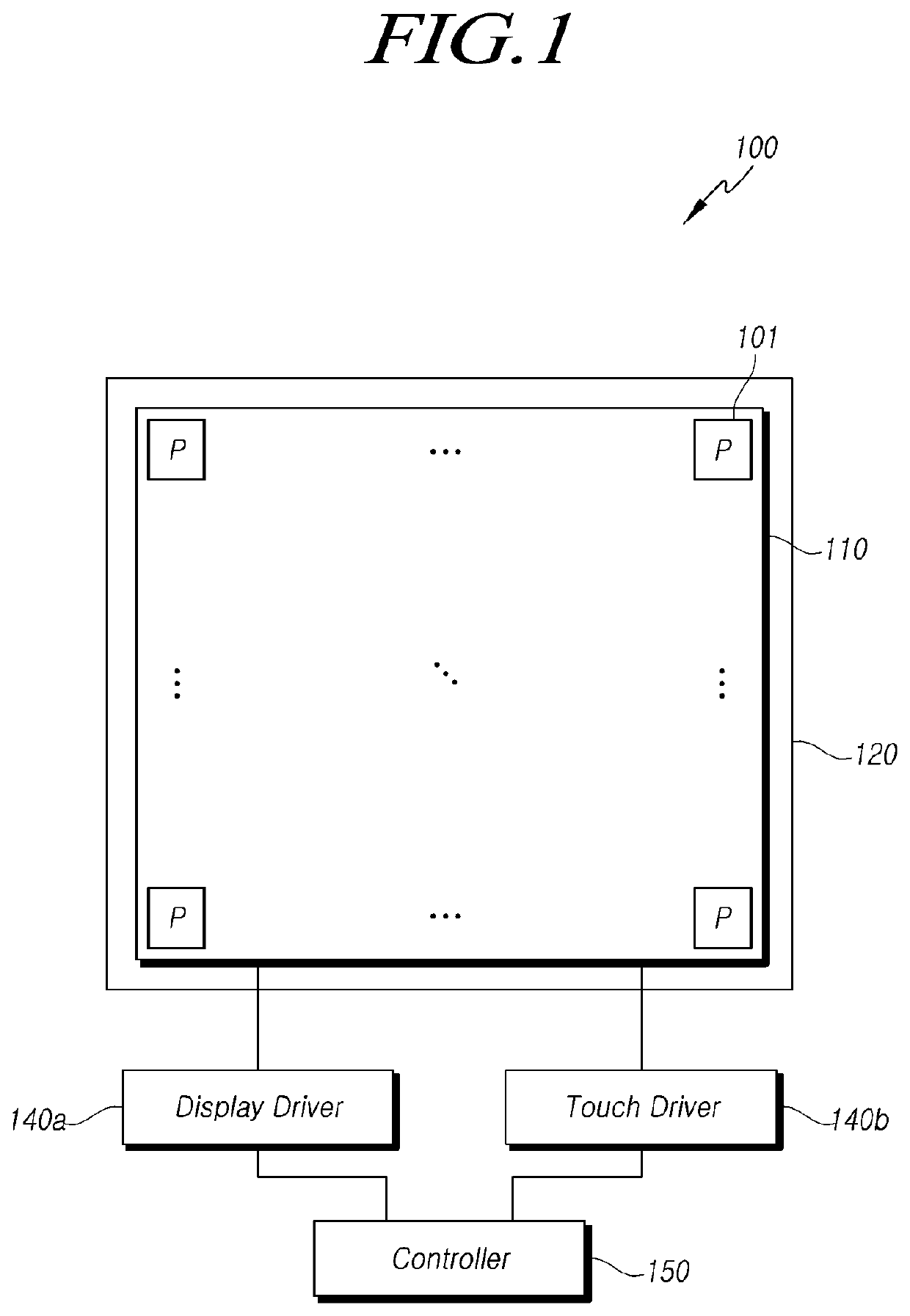 Display device including touch sensors and method of driving the same