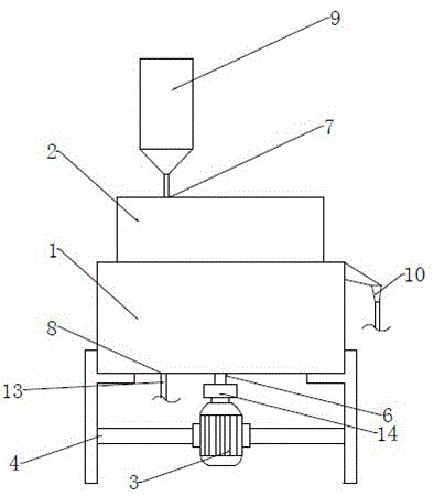 A graphene grinding and stripping device, graphene production system and production method