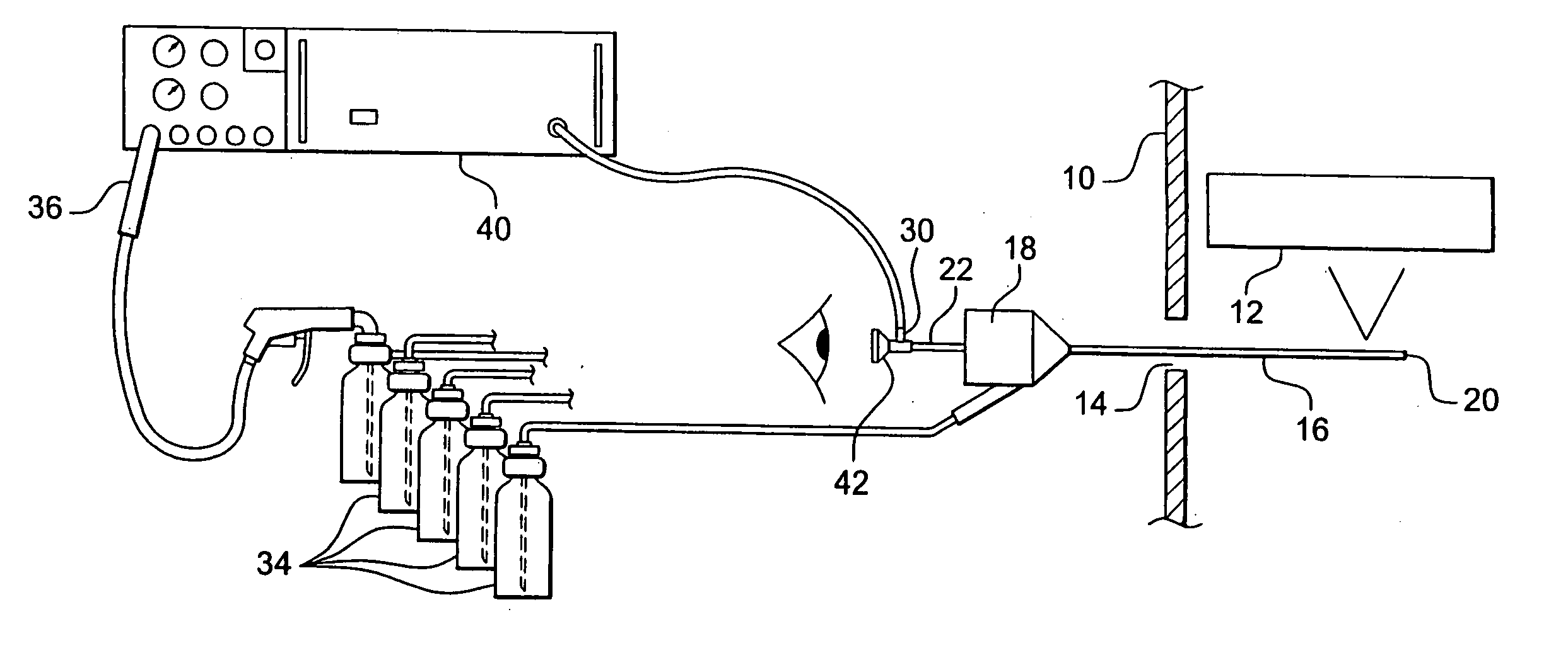 Apparatus for searching for and detecting defects in parts by endoscopy