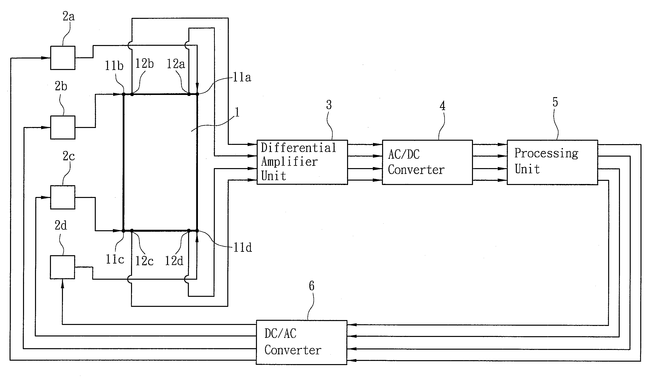 Active touch panel voltage compensation circuit