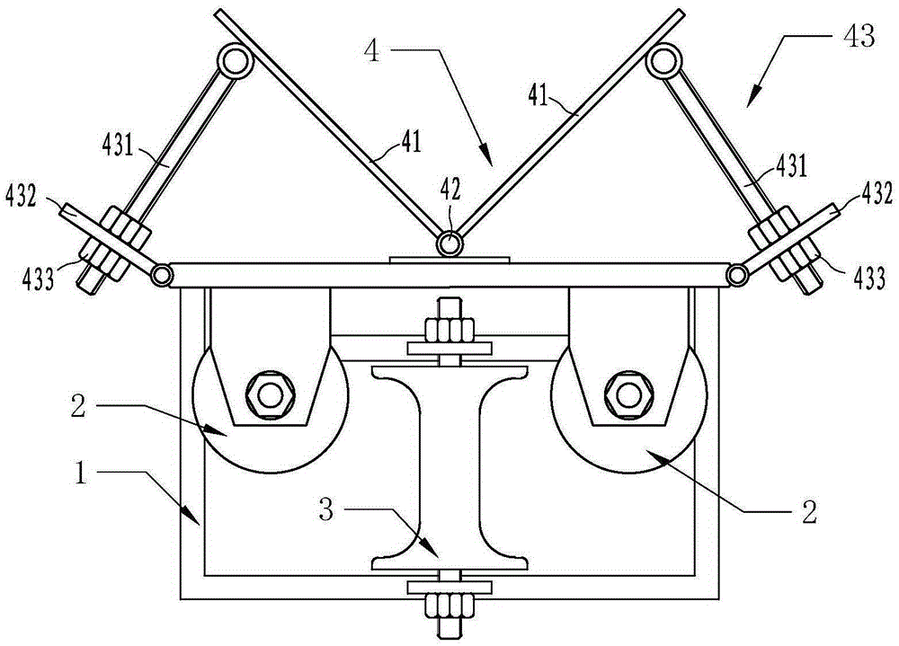 Corner line laying pulley