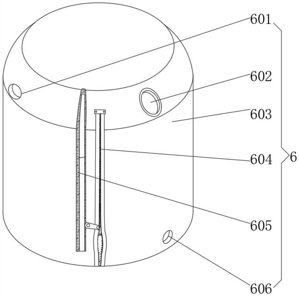 Outlet collector of vacuum oil filter