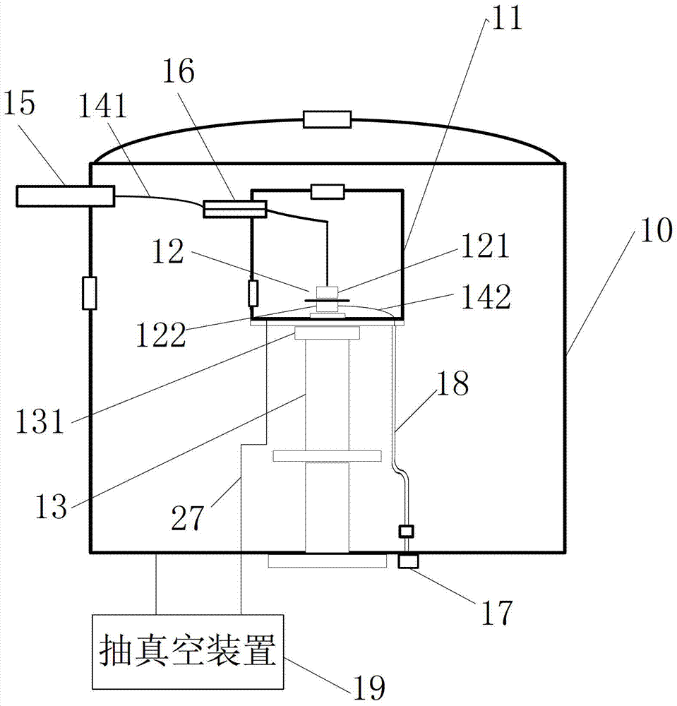 Superconductivity insulation material electrical characteristic test device