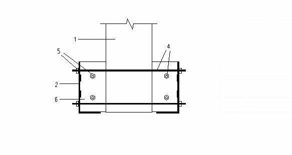 Apparatus for underpinning reinforced concrete column by adopting prestress technology