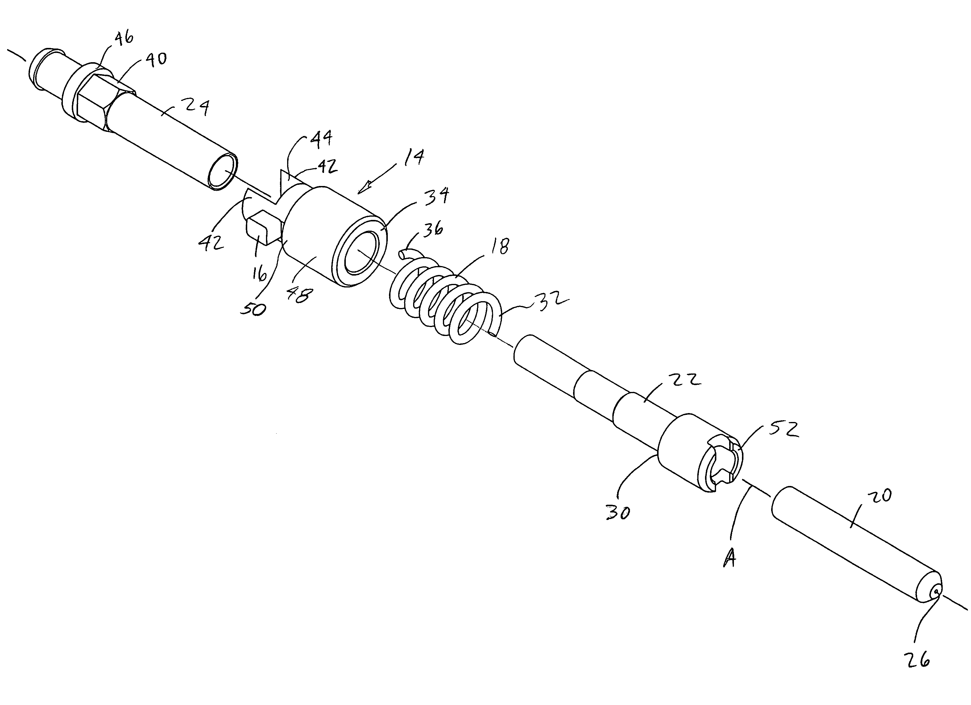 Optical fiber terminus assembly