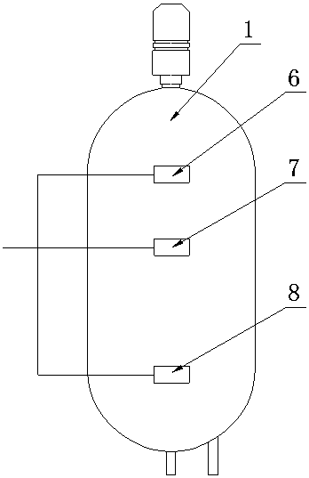 Accurate quantitative pesticide mixing tank