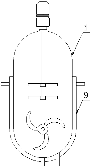 Accurate quantitative pesticide mixing tank