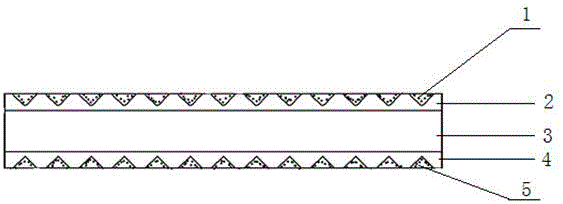 High scattering super-hydrophobic quantum dot film and preparation method thereof