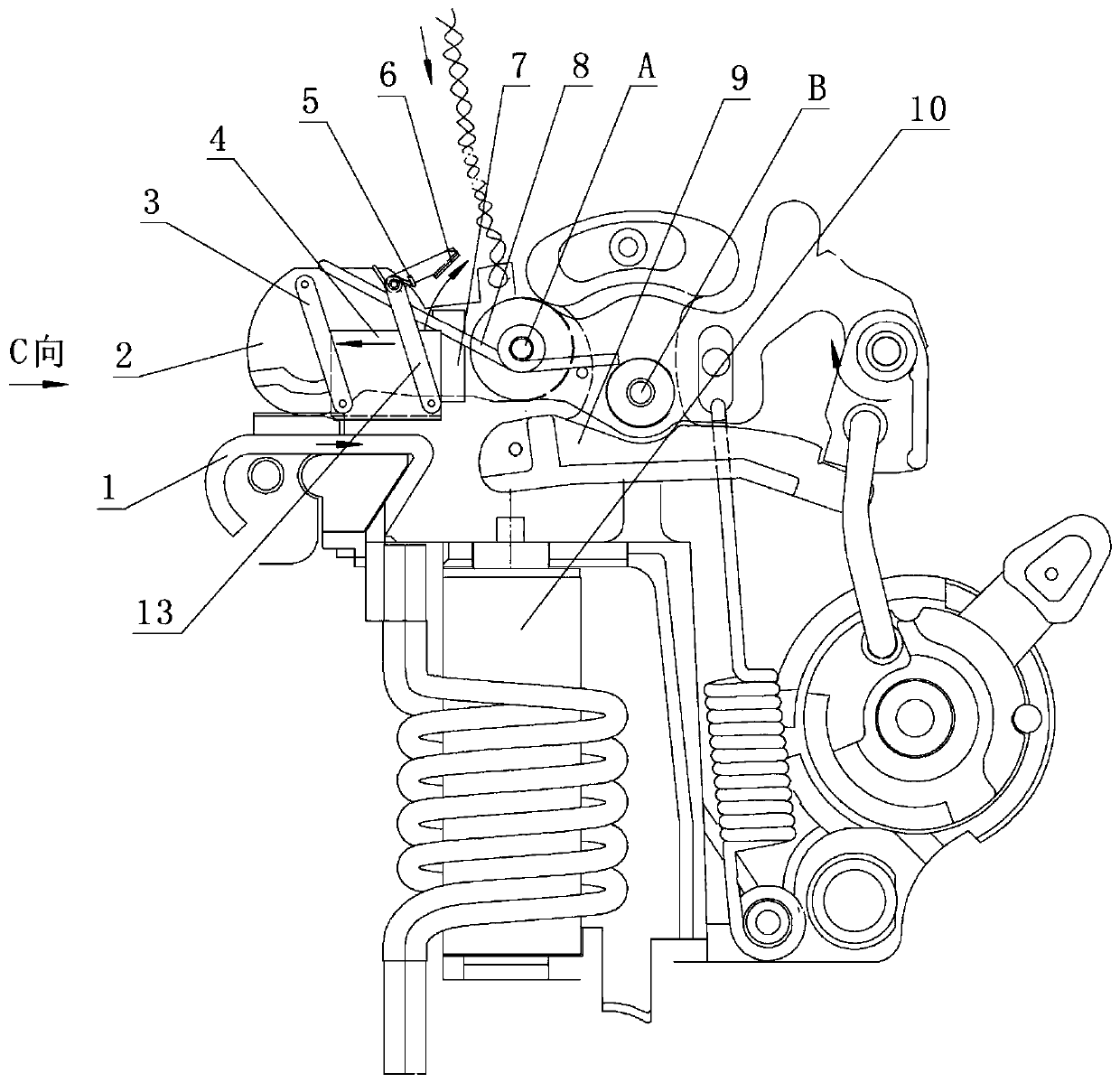 A high breaking miniature circuit breaker