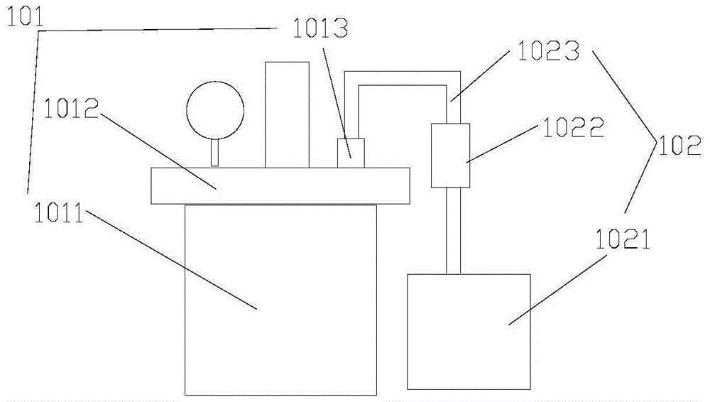 A production device for refined dimer acid