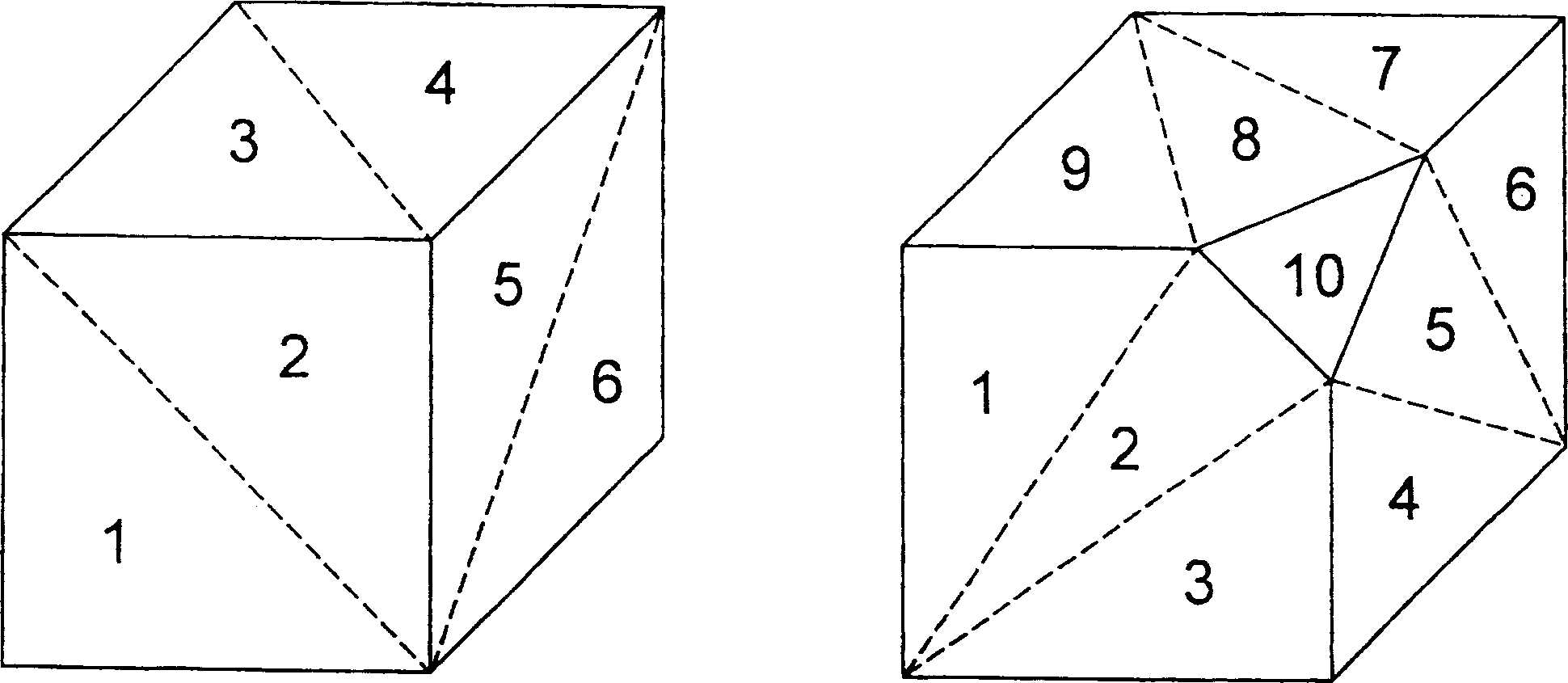 Tridimensional image processing method