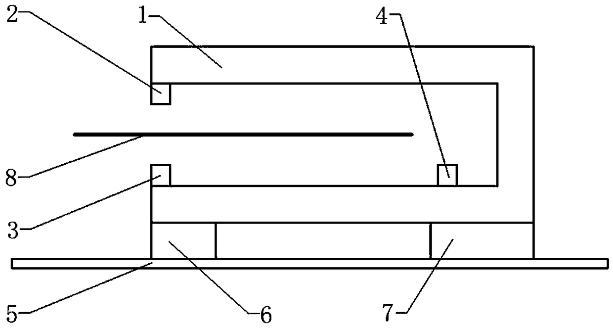 Laser thickness measuring system and method