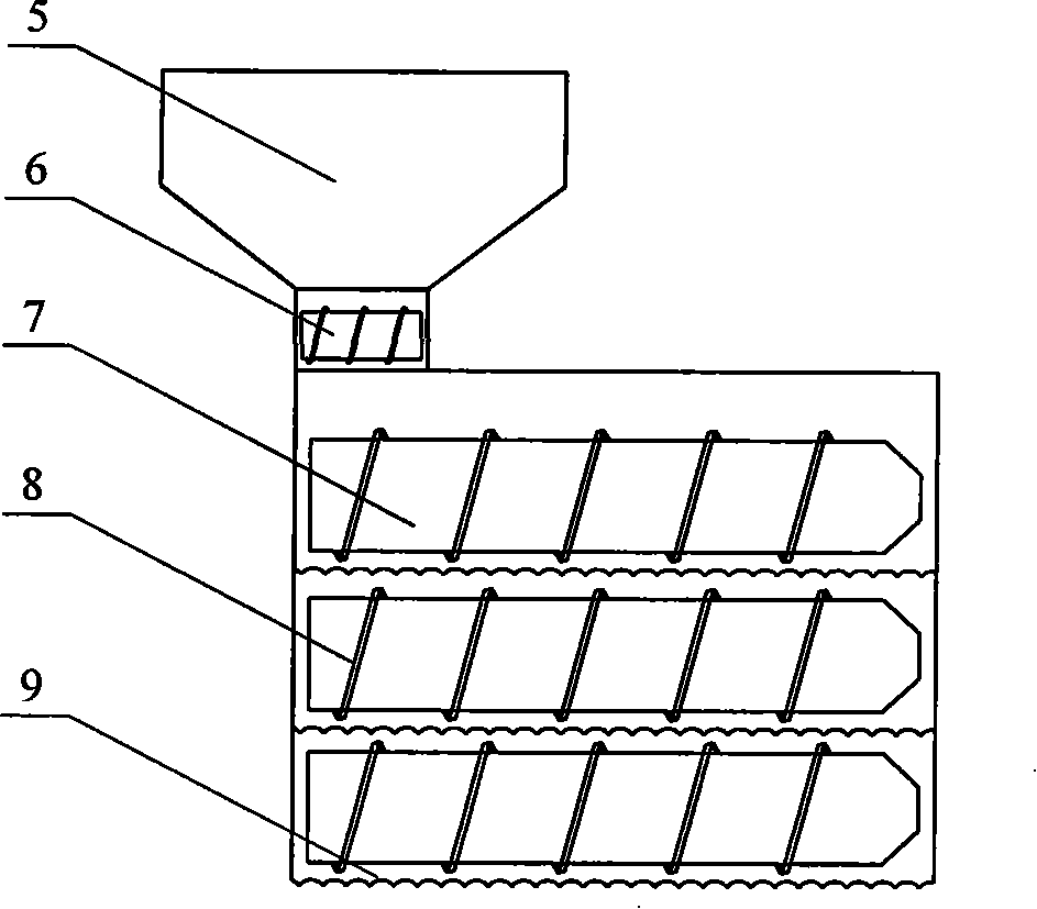 Multilevel drying and cooling integration technics of wet-type ammonia flue gas desulphurization offspring and its system