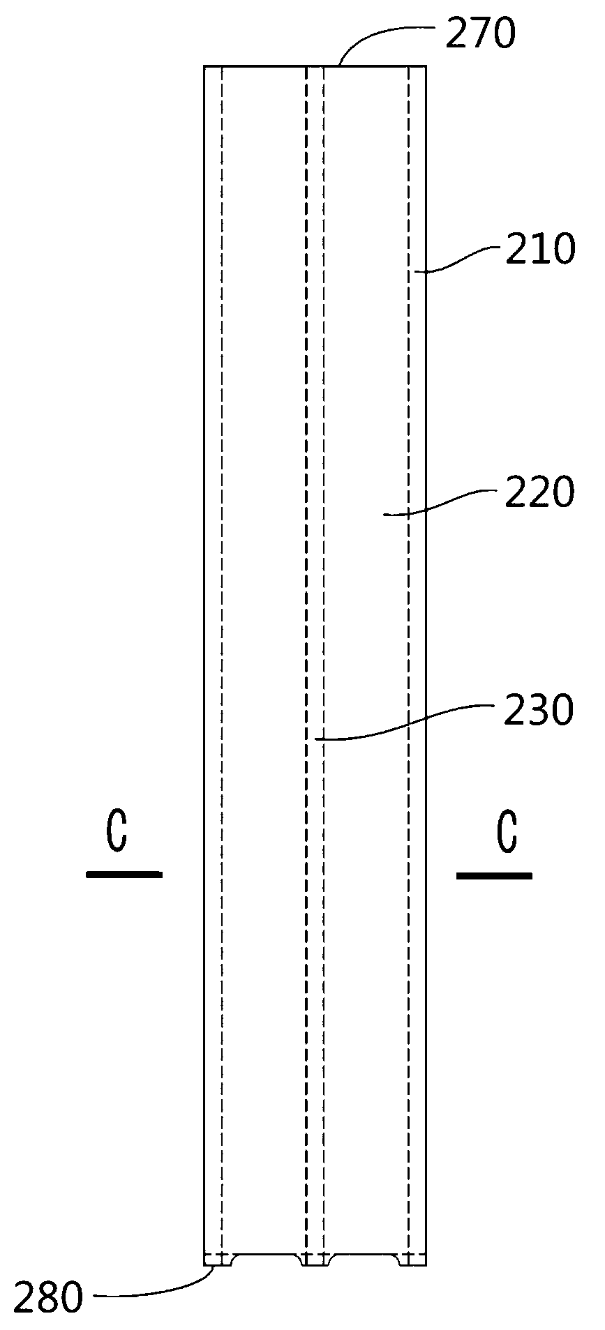 Prefabricated reinforced concrete hollow column template and manufacturing method thereof