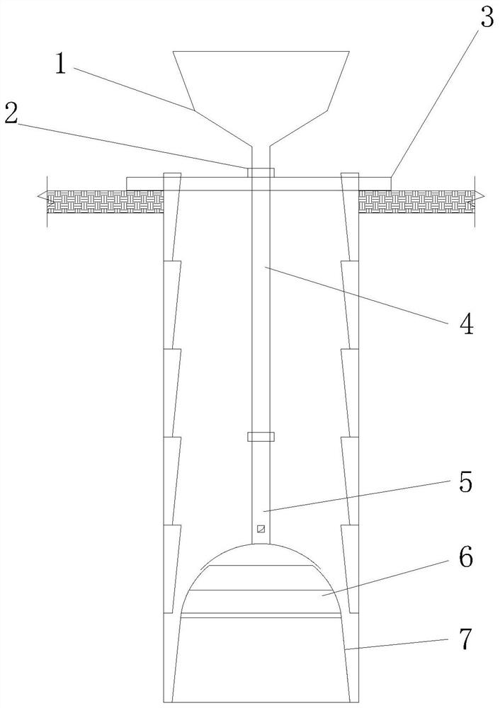 Manual hole digging pile concrete protection wall pouring construction system and construction method thereof