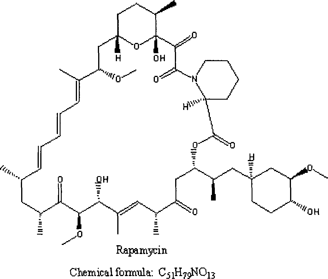Rapamycins coating catheter