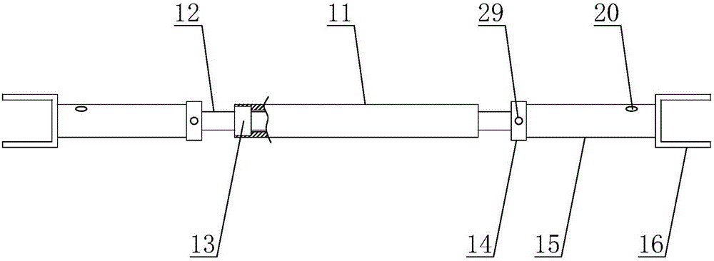 Combined type physical training apparatus for students' dormitories