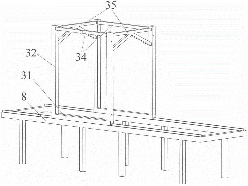 Automobile coating conveyor based on series-parallel hybrid mechanism