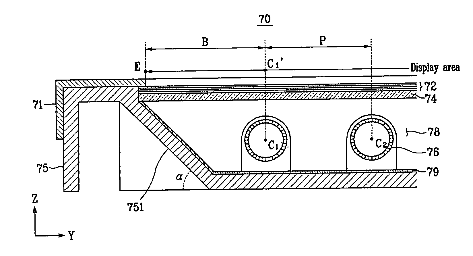 Backlight assembly with excellent light efficiency and display device having the same