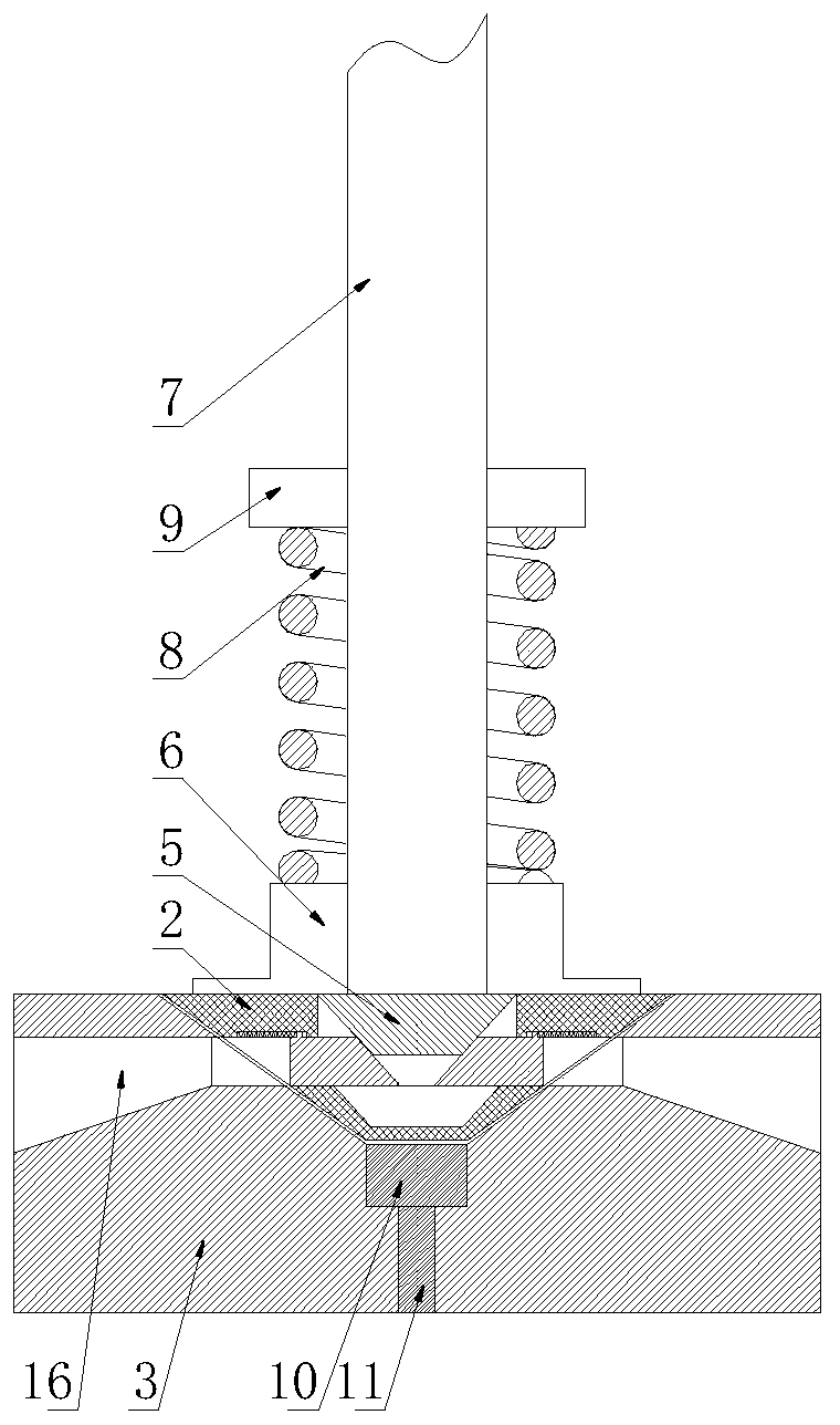 Kidney shape hole punching forming system and method of loudspeaker basin frame