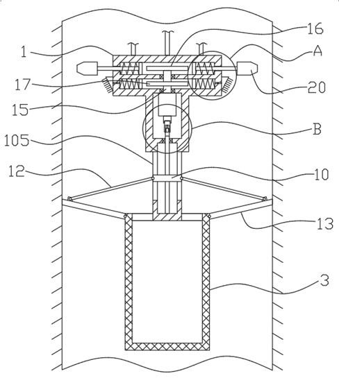 Paraffin removal device for oil field and using method thereof