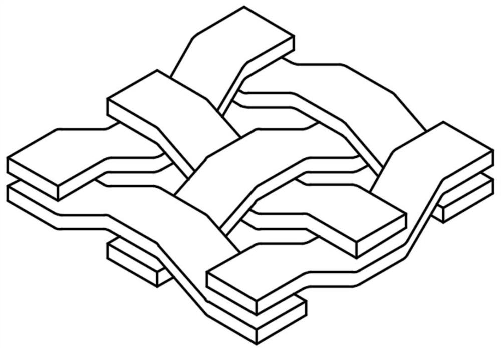 A multi-layer amorphous alloy structure and its weaving method for protective equipment