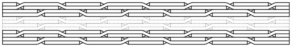 A multi-layer amorphous alloy structure and its weaving method for protective equipment