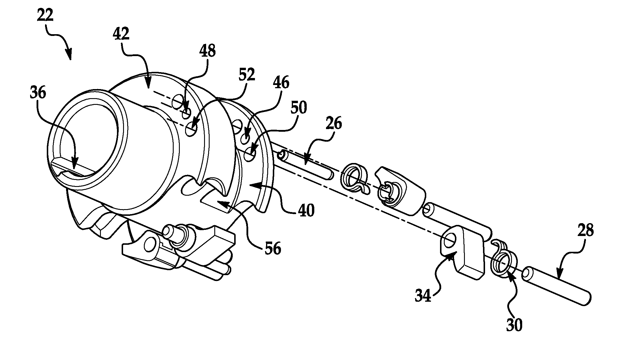Pin and pawl style bi-directional overrunning clutch