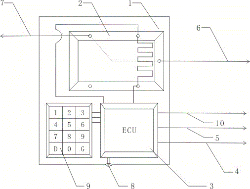 Power off device for car speed signal control rectifier