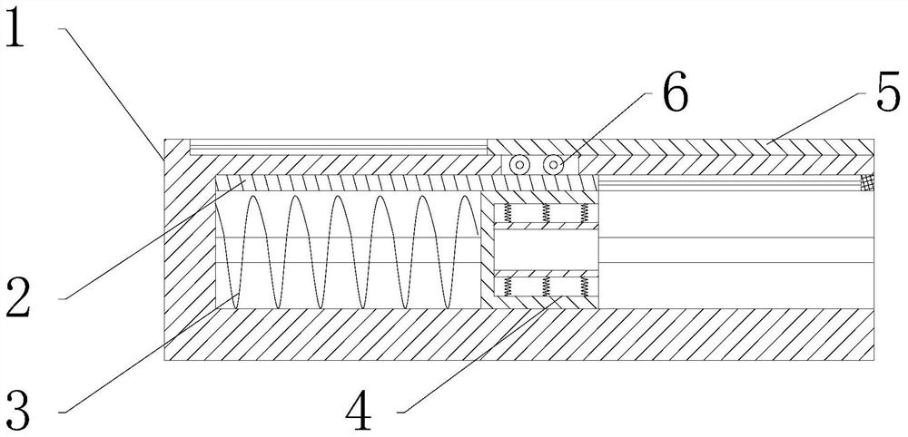 Telescopic mechanism in stationery and stationery with telescopic mechanism