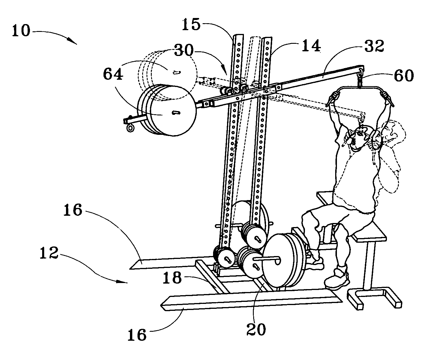 Weight exercise device