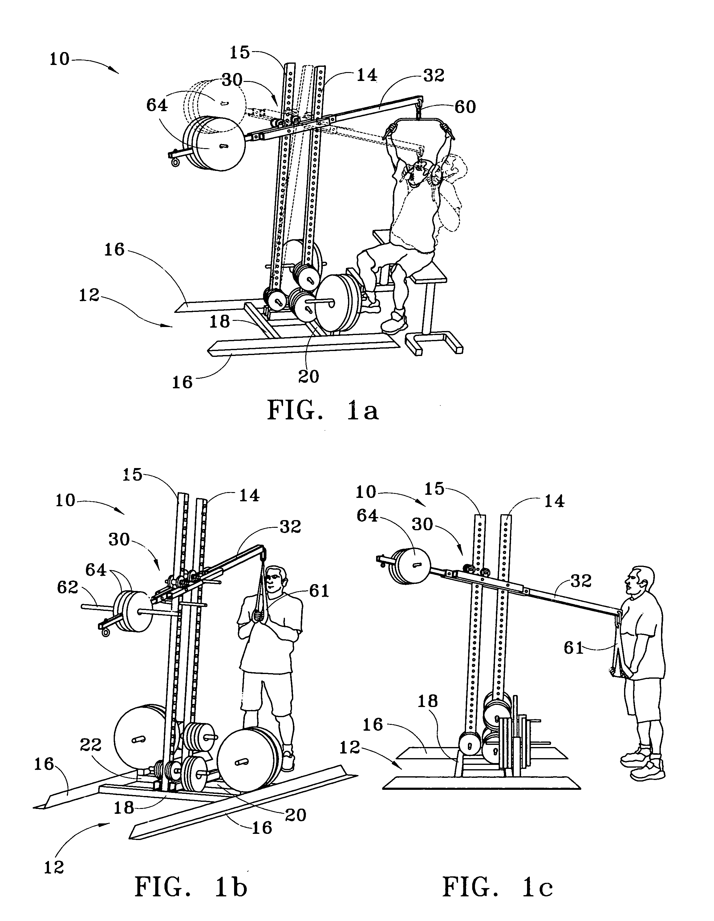 Weight exercise device