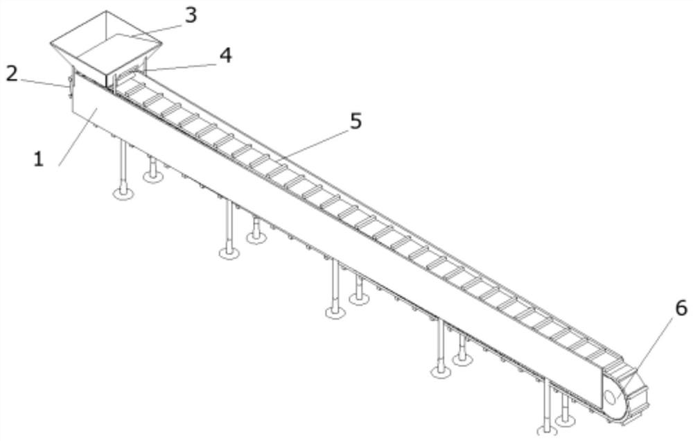Large-length-to-diameter-ratio bar material belt type sorting device