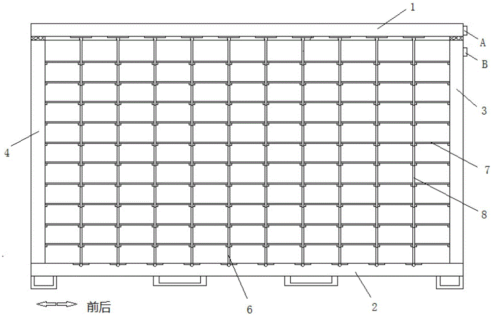 Vertical connection plate of movable warehouse with multiple temperature zones