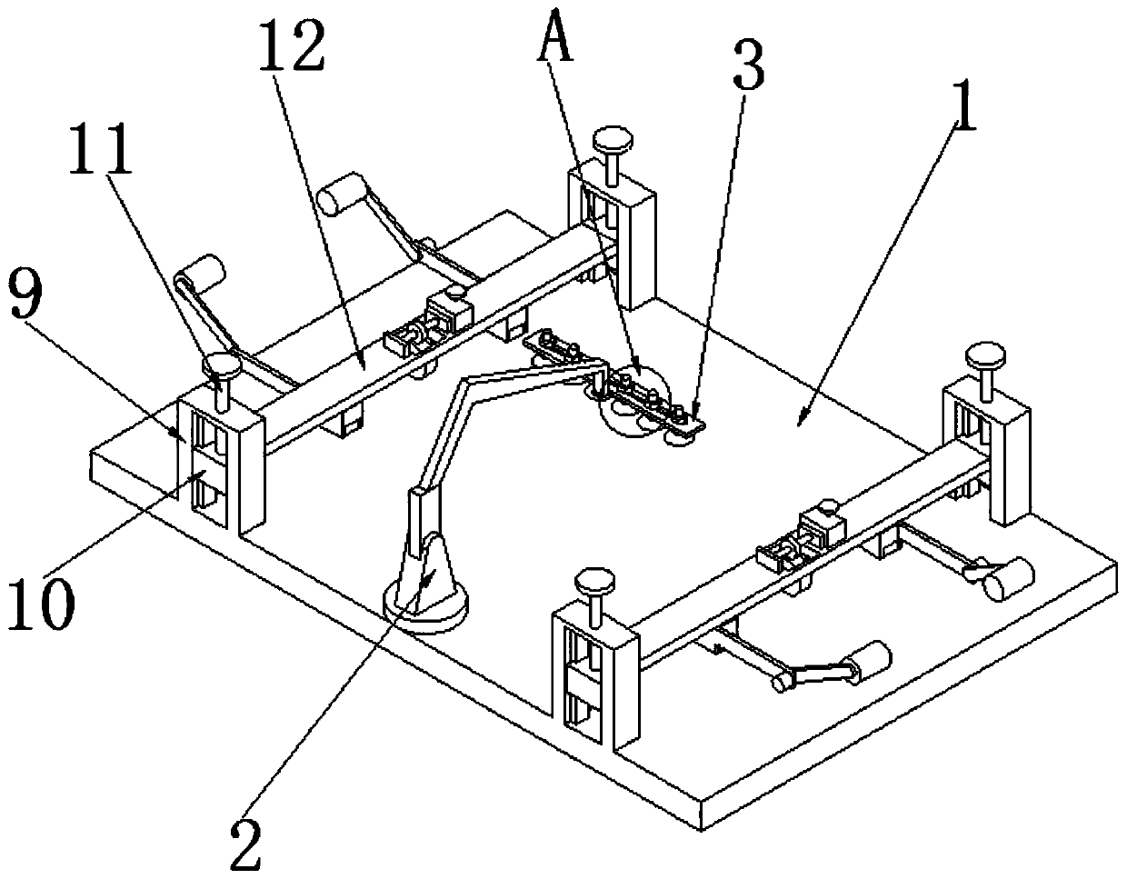 Braid feeding device for surface mount system and using method of braid feeding device for surface mount system