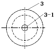 A pressurized leak plugging fixture for blisters on the end face of flange cover and using method