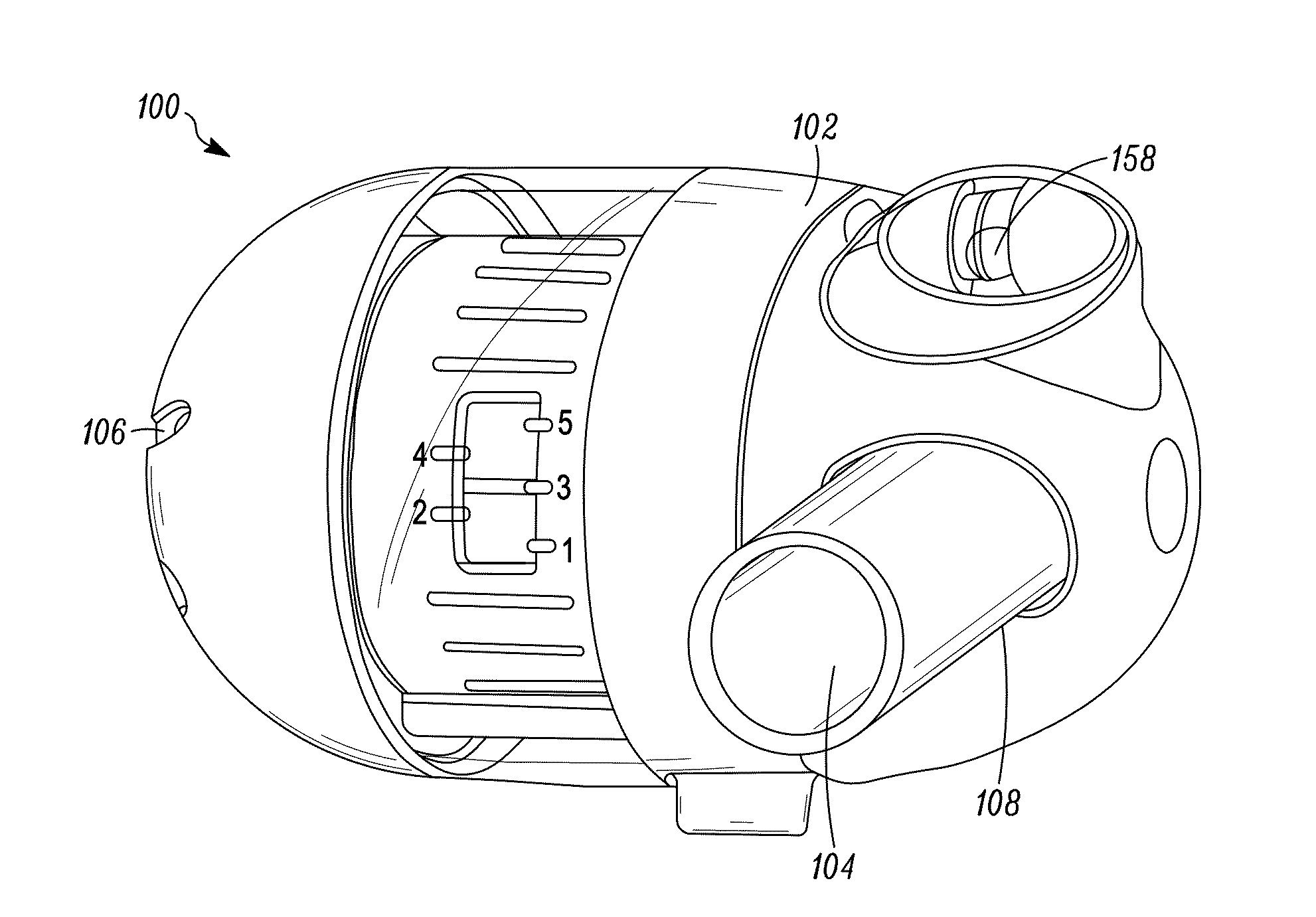 Method and device for performing orientation dependent oscillating positive expiratory pressure therapy