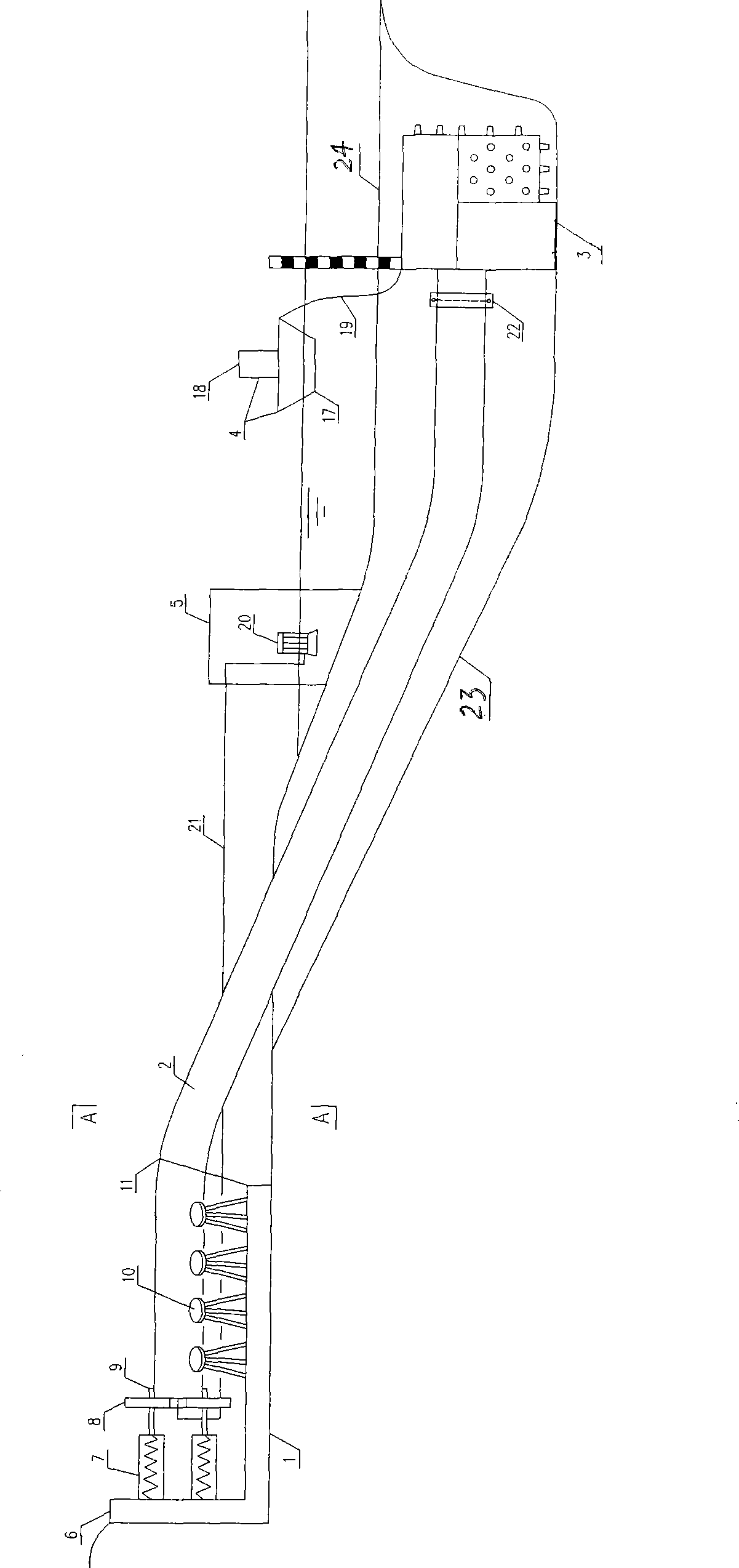 Underwater pipe device and method thereof