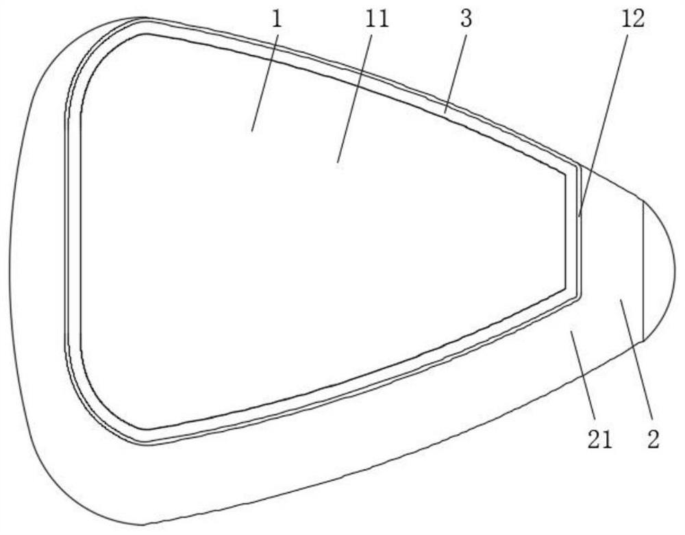 Hydrogel eye protection patch and preparation method thereof