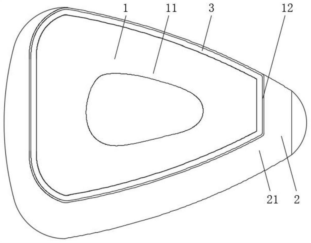 Hydrogel eye protection patch and preparation method thereof