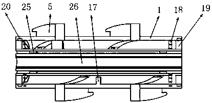 Arc-shaped foundation pile forming device for municipal works