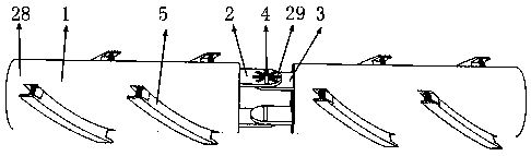 Arc-shaped foundation pile forming device for municipal works