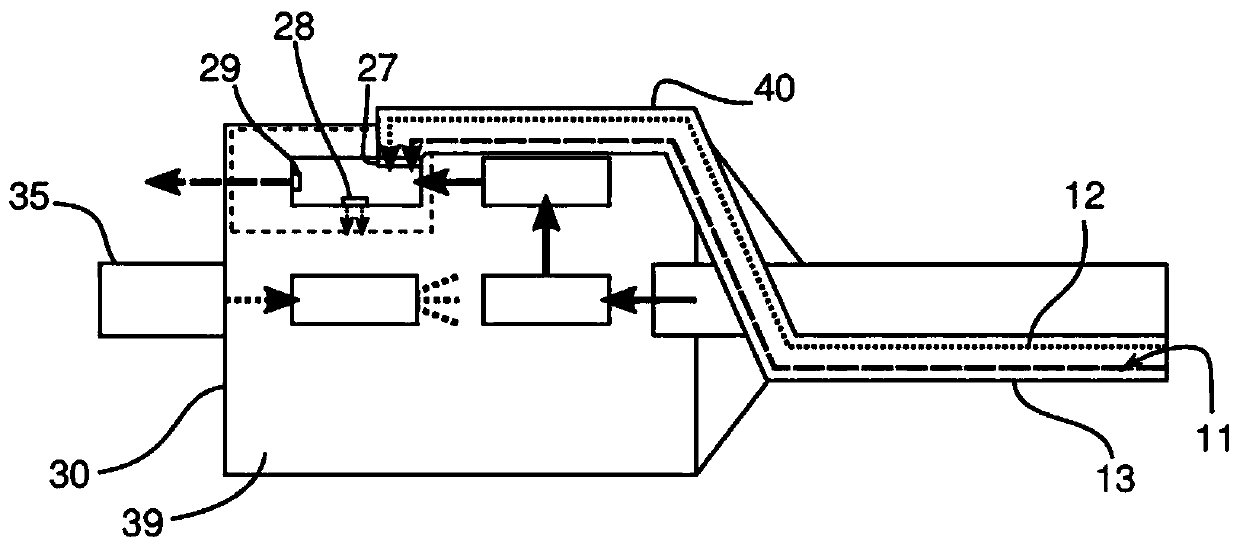 System for deoiling an air-oil mixture for pressurising seals of a turbine engine