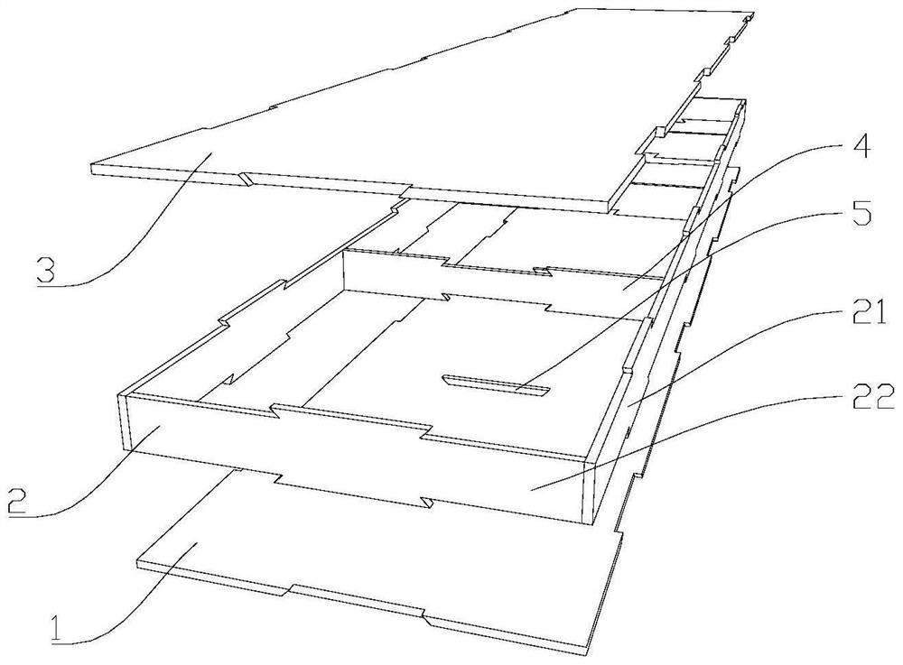 Fabricated composite light heat preservation and sound insulation wallboard and manufacturing method thereof