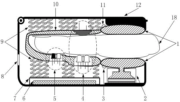 Sensing device for finger detection