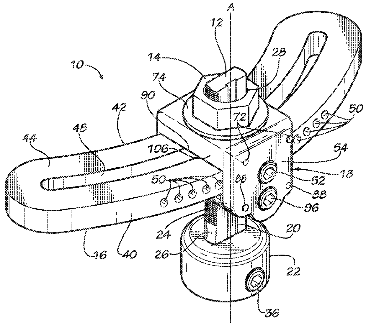 Adjustable orthopaedic joint distractor