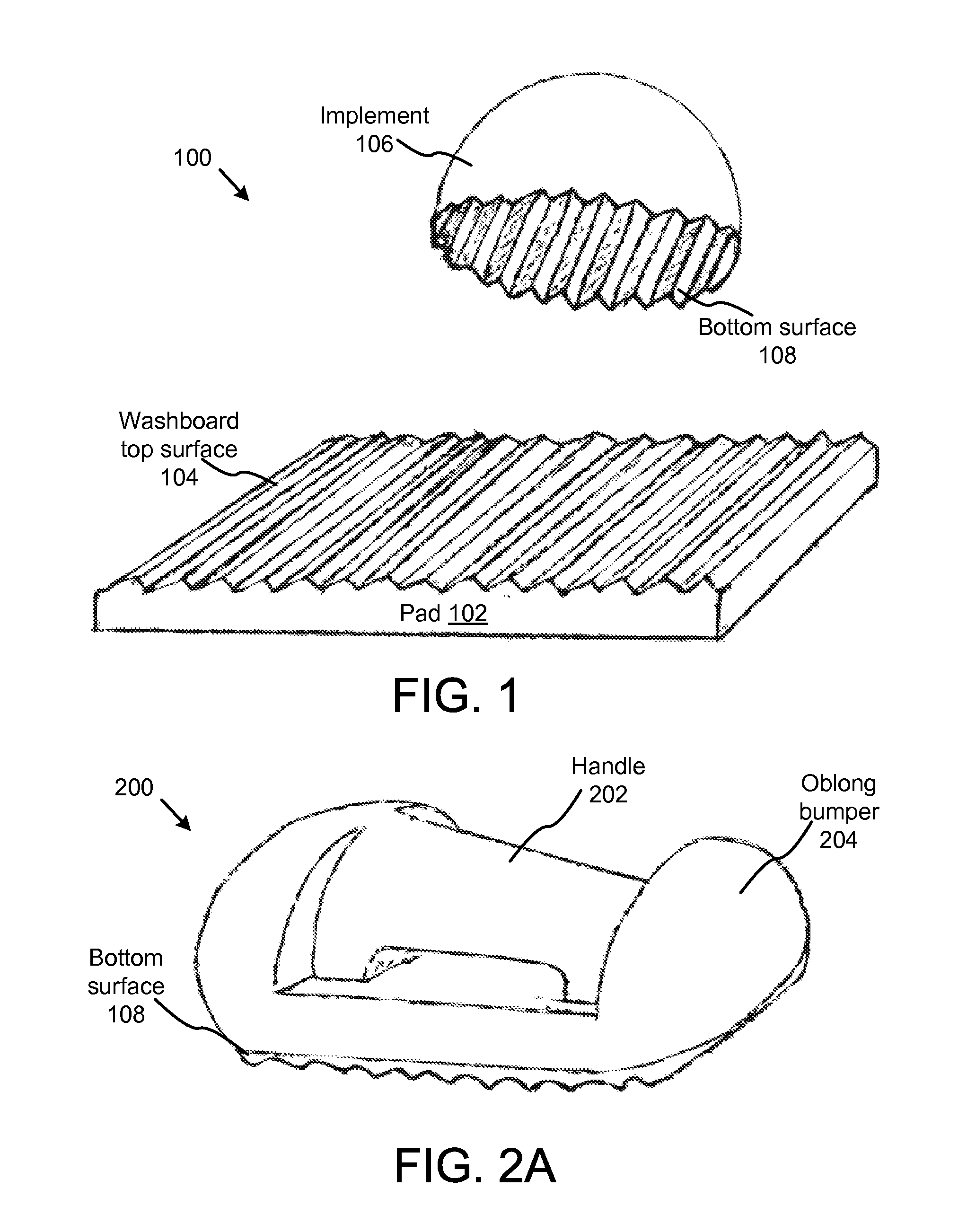 Multi-function exercise mat with detachable implements and method